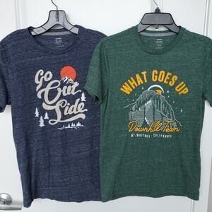 Men's Graphic Tee Set of 2 Small